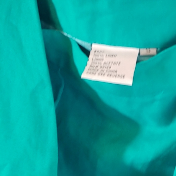 A 3 piece linen evening suit. - Picture 5 of 7